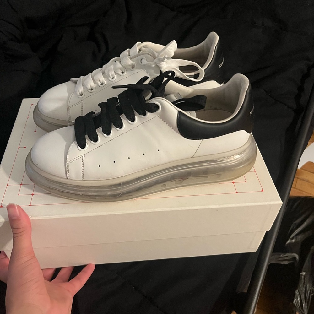 Alexander McQueens white and black